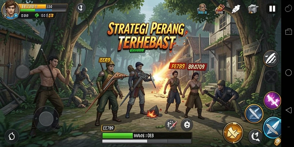 Tampilan gameplay menegangkan di <strong>EE789</strong> dengan strategi perang yang dinamis.