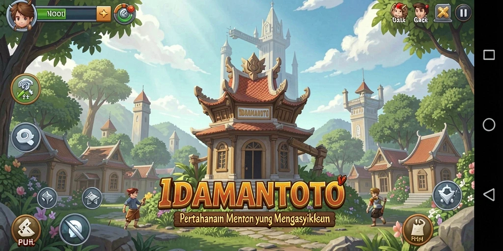 Tampilan gameplay menarik dari IDAMANTOTO dalam aksi Tower Defense.