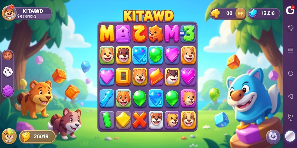 Gameplay dari KITAWD yang penuh warna dan menantang.