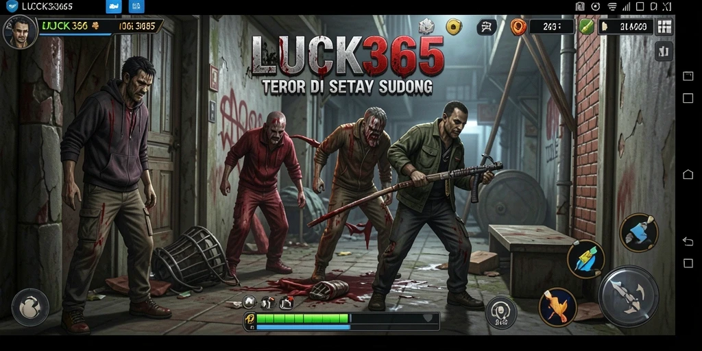 Menampilkan gameplay mencekam LUCK365 dengan kengerian di setiap sudut.