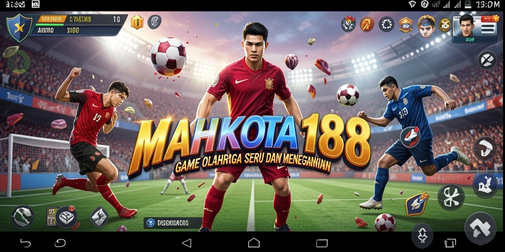 Tampilan gameplay olahraga yang menegangkan dari MAHKOTA188.