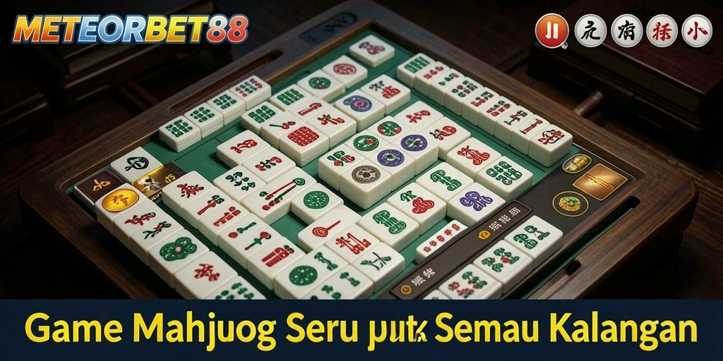 Gameplay menarik Mahjong di METEORBET88 dengan grafis menawan.