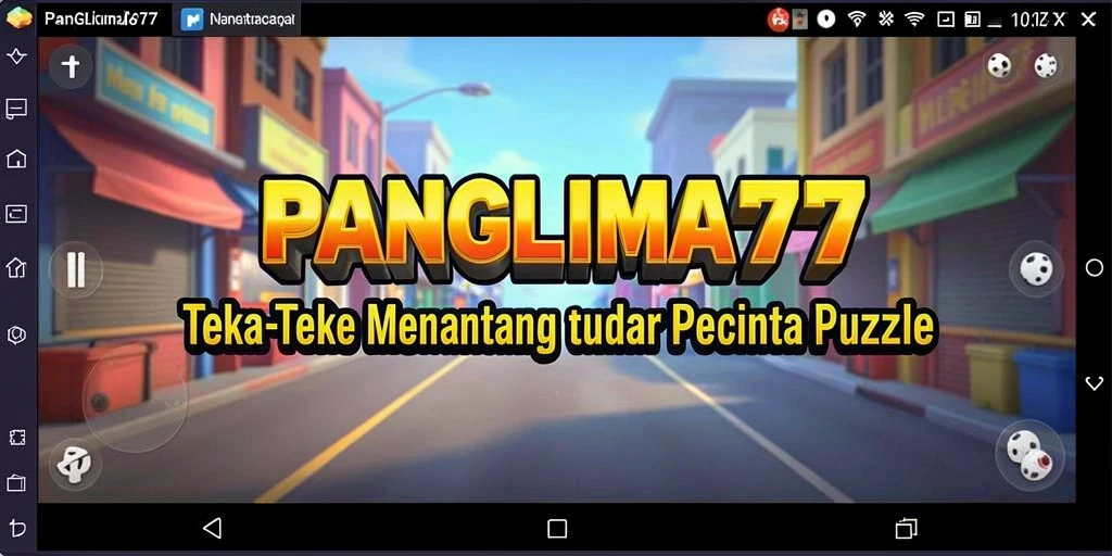 Screenshot utama menunjukkan gameplay menantang dari PANGLIMA77.