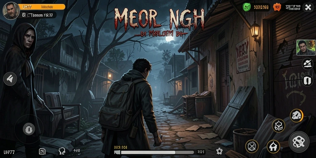 Gameplay UH77 yang mendebarkan dengan suasana horor yang kental.