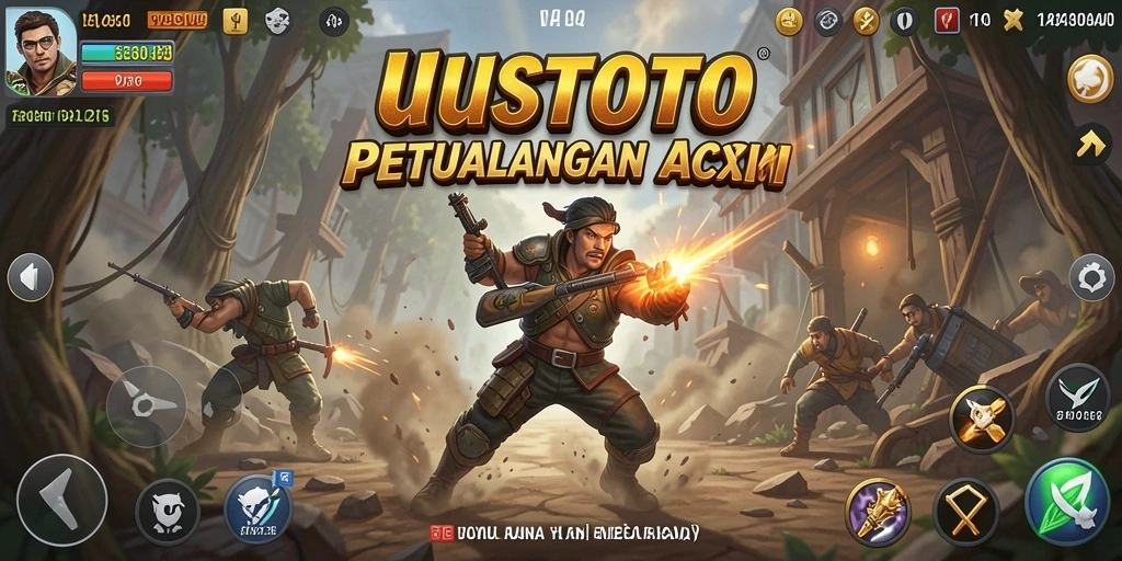 Tampilan gameplay seru dengan aksi yang mendebarkan di UUSTOTO.