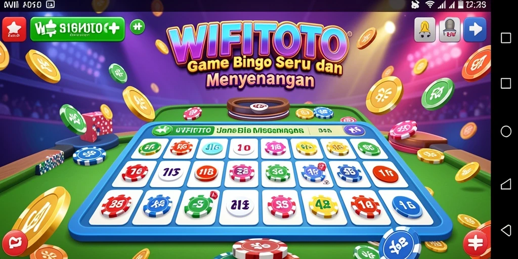 Screenshot gameplay Bingo WIFITOTO dengan tampilan menarik dan interaksi antar pemain.