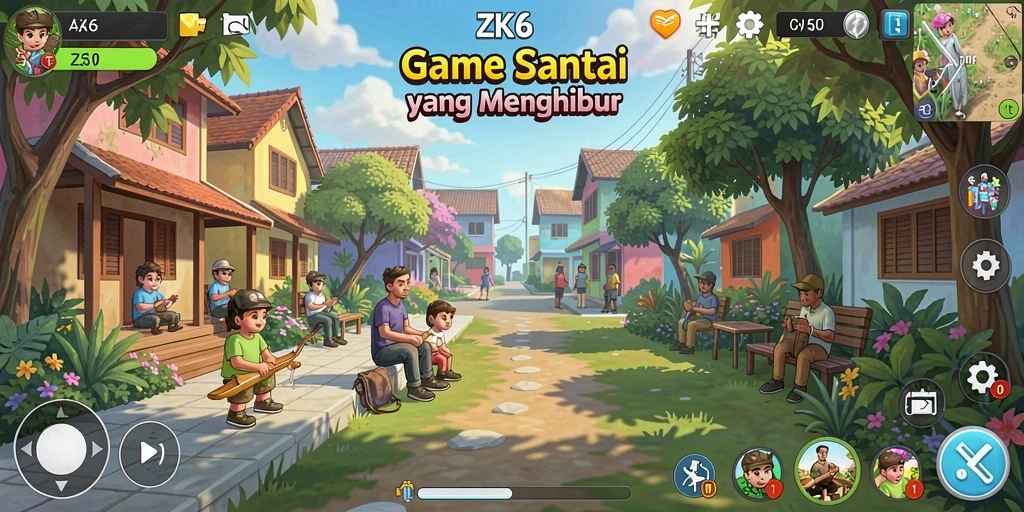 Menampilkan gameplay ZK6 yang seru dan mendebarkan.